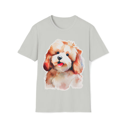 Lovely Dog Unisex Softstyle T-Shirt, Animal Lover Gift, Dog Lovers, Simple Shirt