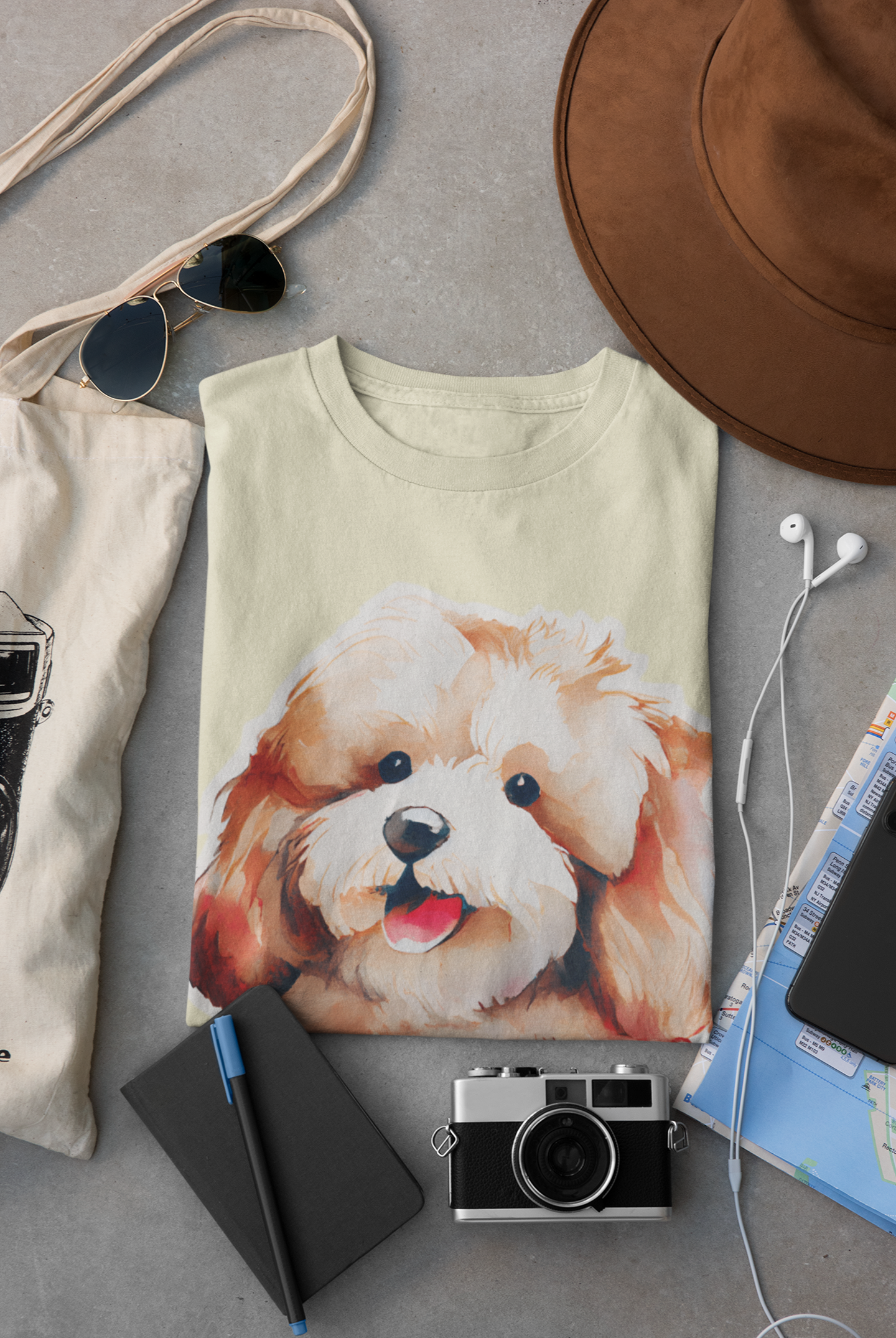 Lovely Dog Unisex Softstyle T-Shirt, Animal Lover Gift, Dog Lovers, Simple Shirt